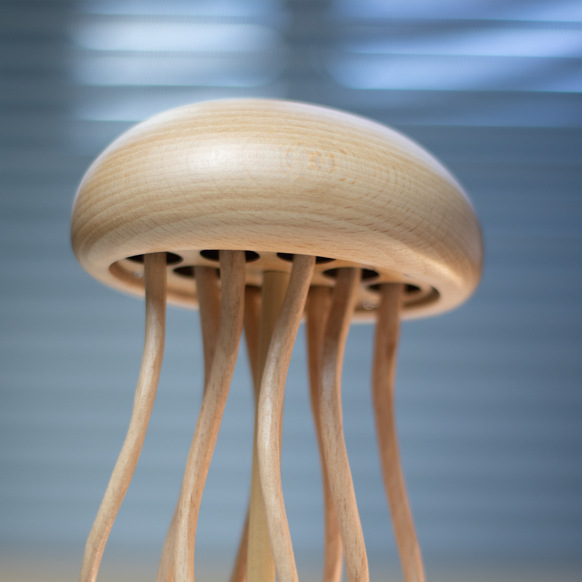 Handcrafted   Wooden   Jellyfish   Automaton