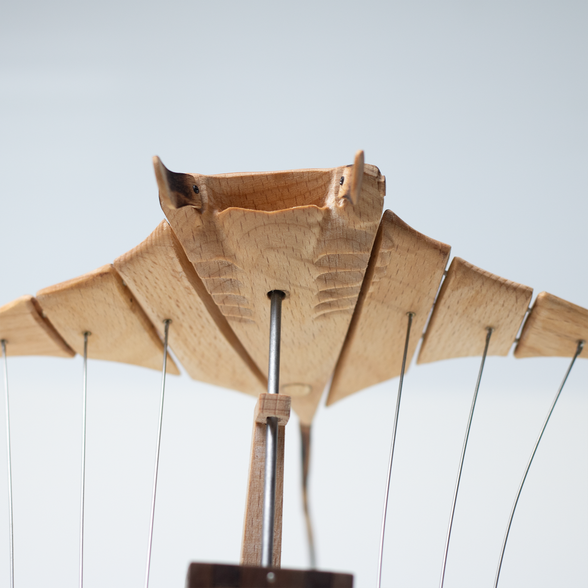 Handcrafted   Wooden   Manta   Ray   Automaton