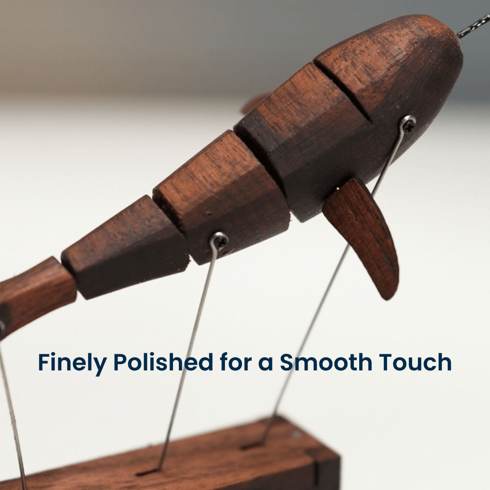 Walnut Whale Automaton — product image 5