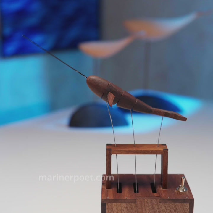 Walnut Whale Automaton — product image 2